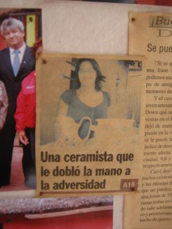 In der regionalen Tageszeitung
                            "Stern von Arica" ("Estrella
                            de Arica") ist sogar ein Artikel ber
                            Carol Rojo erschienen ("Es ist
                            mglich", Spanisch: "Se
                            puede")