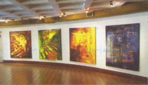 Temuco, ejemplos de
                        pinturas en la galera de arte