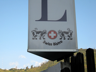 Hotel Alisamay, das Zeichen von
                          "Swiss Bistro"