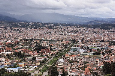 Luftaufnahme von Cuenca