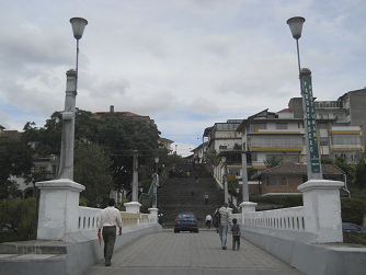 The big stairs to Calle Larga