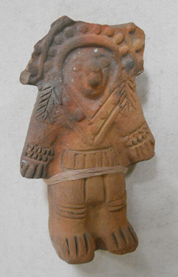 Astronauten-Statuette der Narrio-Kultur 03