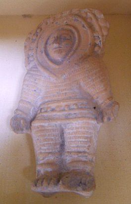 Astronauten-Statuette der Jama-Coaque-Kultur 02