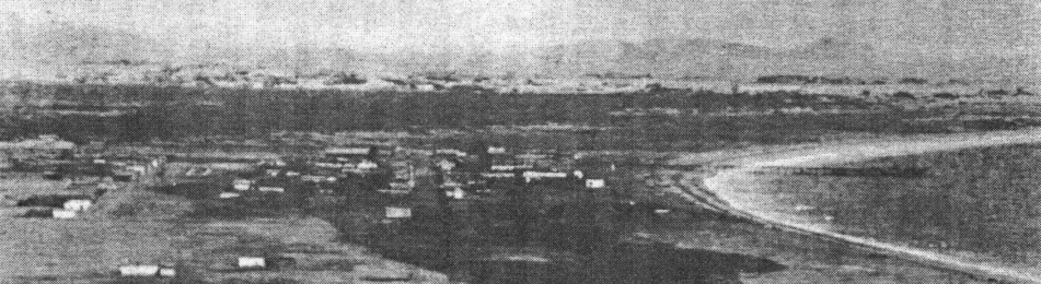 La baha con
              Chimbote en 1930, primer plano