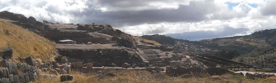 Sacsayhuamn, dritte Terrassenstufe, Ausgrabungsgebiet, Nahaufnahme