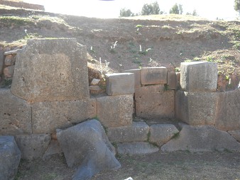 Cusco Sacsayhuamn 10, Chaosbereich, Mauer Teil 03