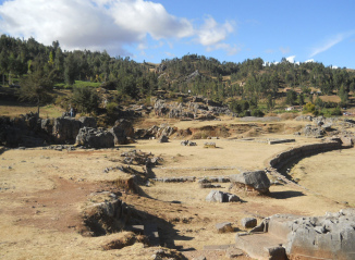 Cusco Sacsayhuamn, das Amphitheater 1