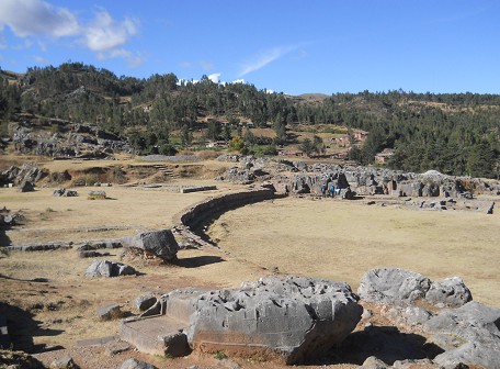 Cusco Sacsayhuamn, das Amphitheater 02