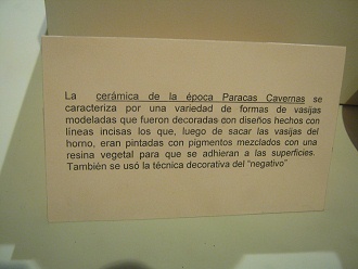 Text ber die Paracas-Keramik