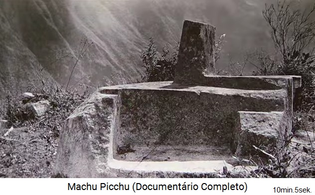 Bingham in Machu Picchu 1912: Der Sonnenjahrstein mit seinen ursprnglichen Kanten