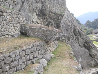 Machu Picchu ist voller Terrassen ohne Ende