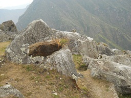 Machu Picchu, der grosse Steinbruch 01