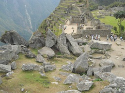 Machu Picchu, der grosse Steinbruch 4
