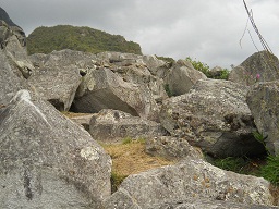 Der grosse Steinbruch von Machu Picchu: Steinchaos 08