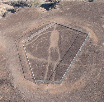 Colorado River, Mann-Figur (01),
                            Geoglyph