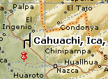 Karte / mapa Nasca Cahuachi