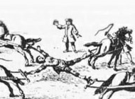 Tupac Amaru II, intento de ejecucin el
                            18 de mayo 1781 con 4 caballos en la Plaza
                            Mayor de Cusco